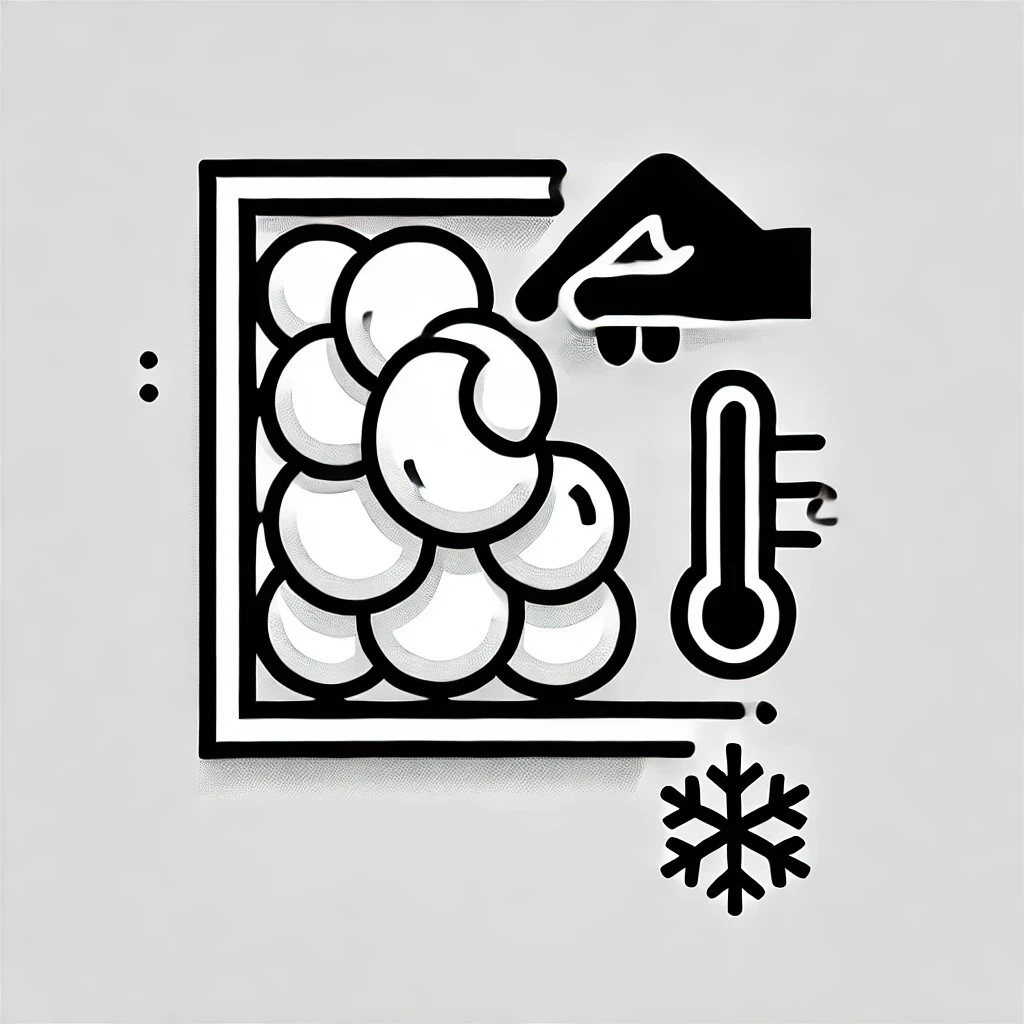 Pictogram isolatie plaatsen