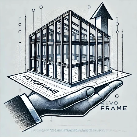 Pictogram staalframe installatie